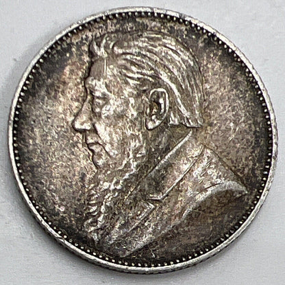 1897 1 One Shilling | South Africa Silver Coin | Collectable Grade | a566