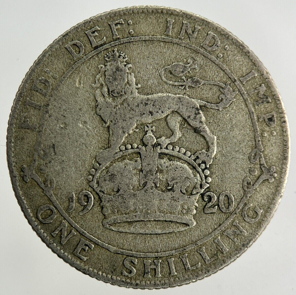 1920 George V Shilling Silver Coin | Collectable Grade