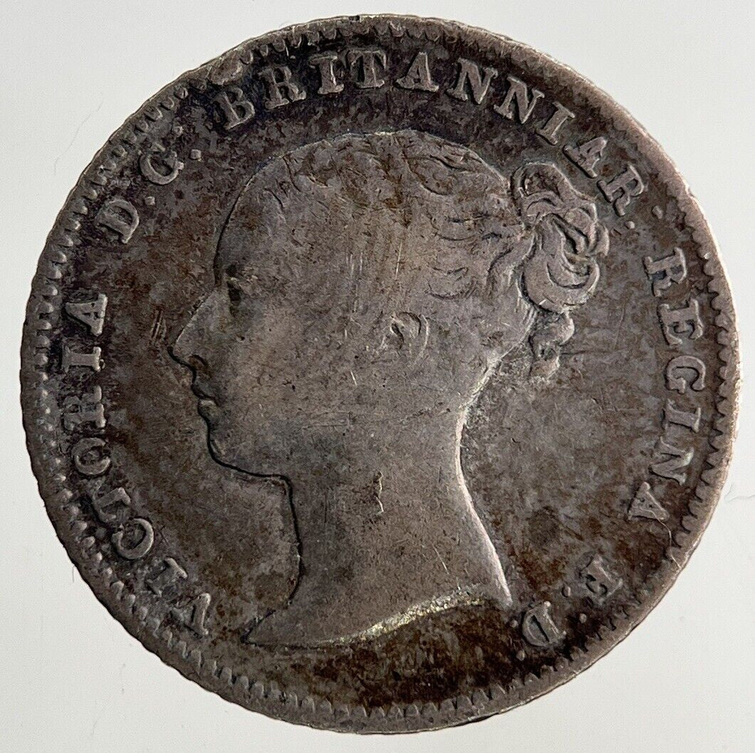 1842 Victoria Groat Four - Pence Silver Coin | Fine Collectable Grade
