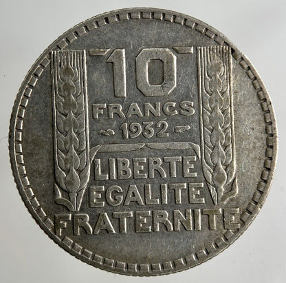 1932 France 10 Francs Silver Coin | Fine Collectable Grade