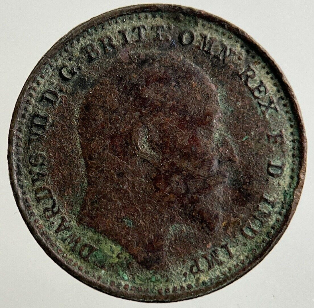 1902 Edward VII 1/3 One Third Farthing Coin | Fine Collectable Grade