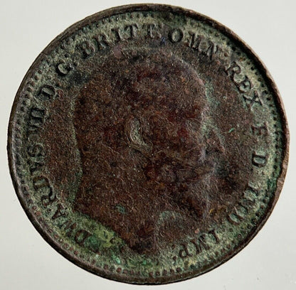 1902 Edward VII 1/3 One Third Farthing Coin | Fine Collectable Grade