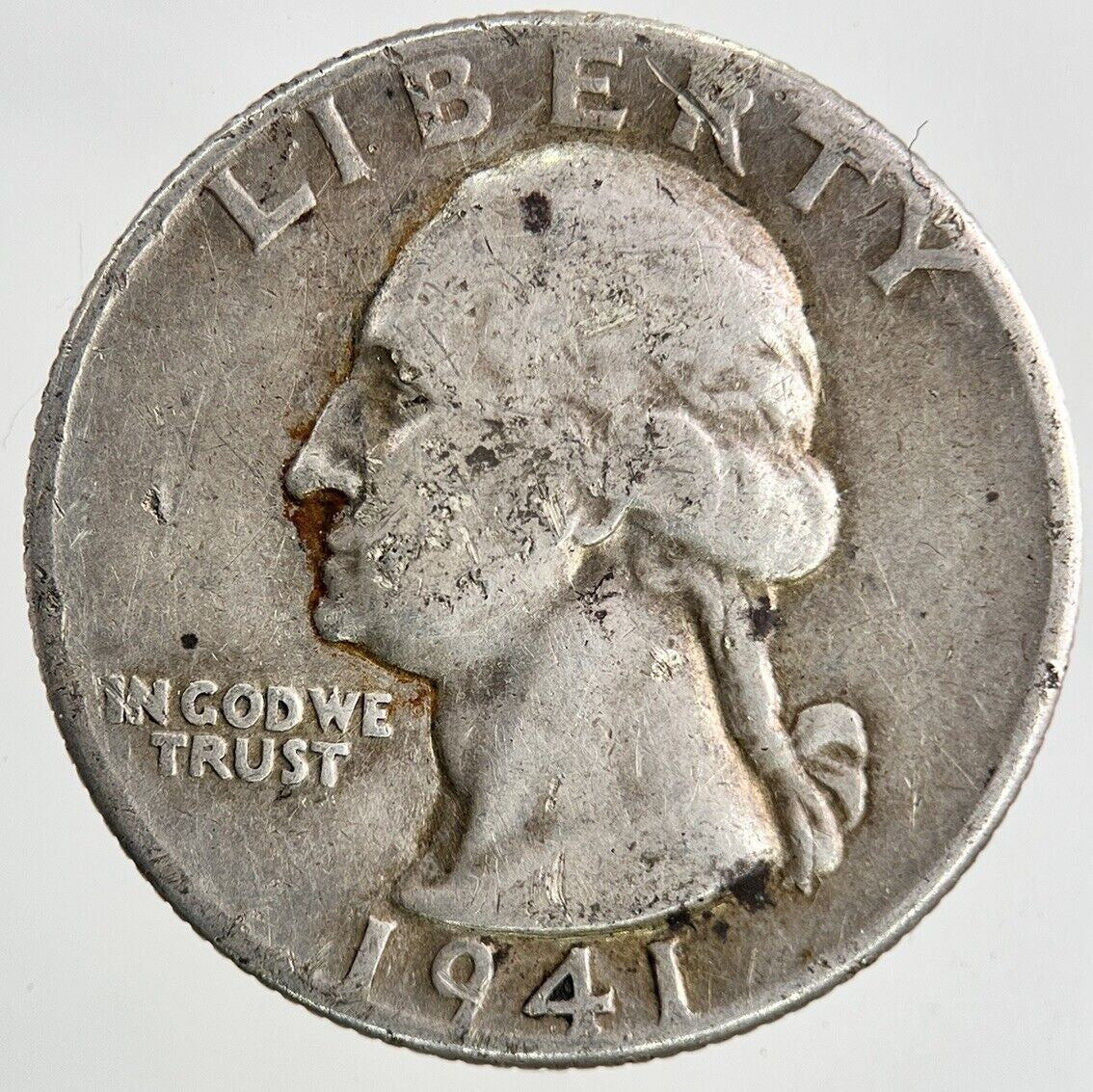 1941 US USA Quarter Dollar Silver Coin | Collectable Grade