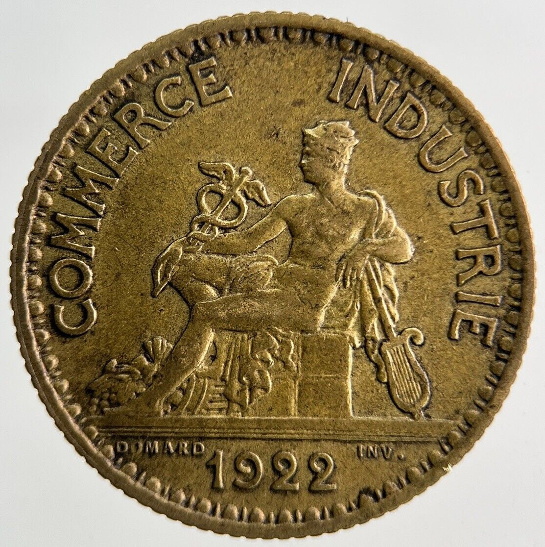 1922 France 1 Franc Coin | Fine Collectable Grade