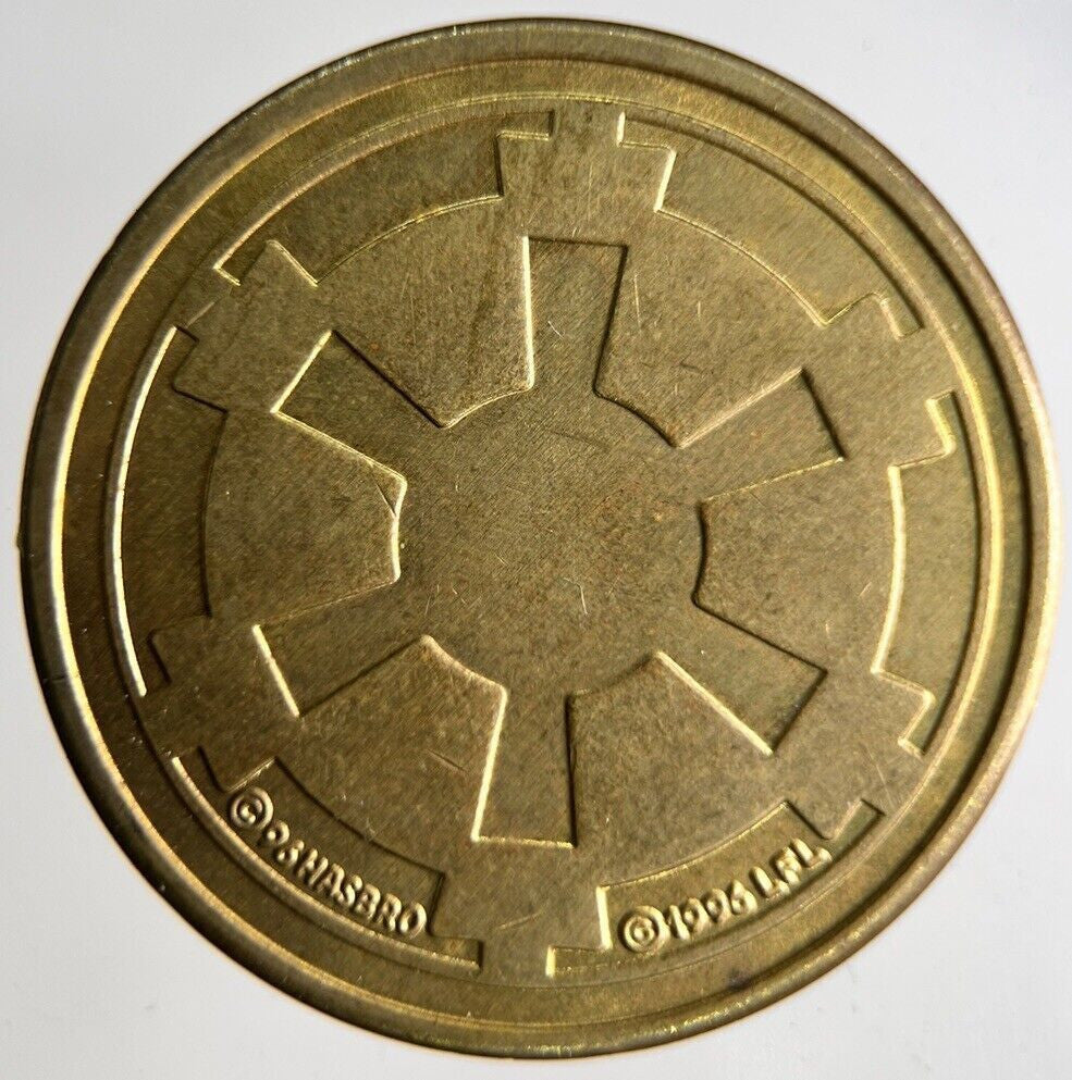 1996 Star Wars Imperial Gaming Credit Token Coin | Fine Collectable Grade