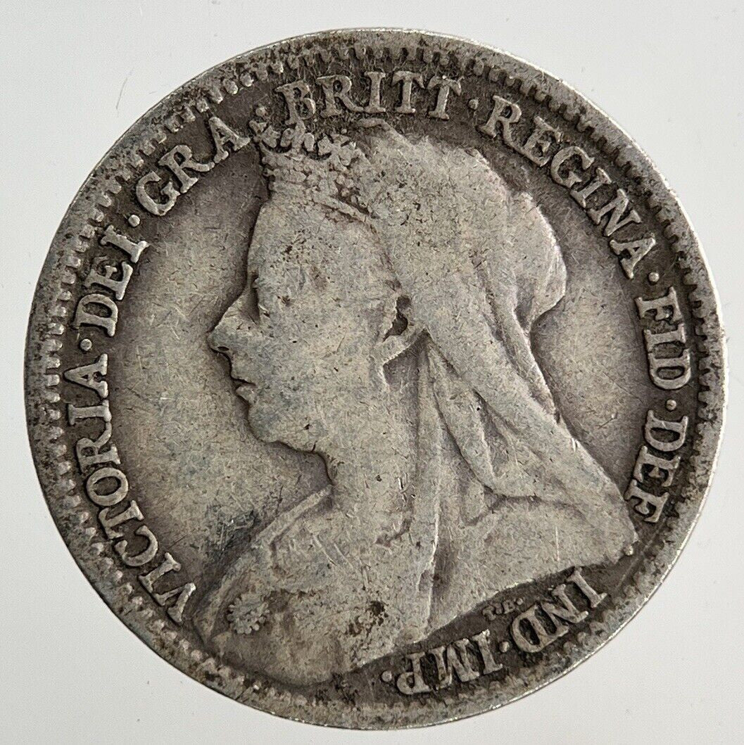 1896 Victoria Threepence Silver Coin | Collectable Grade
