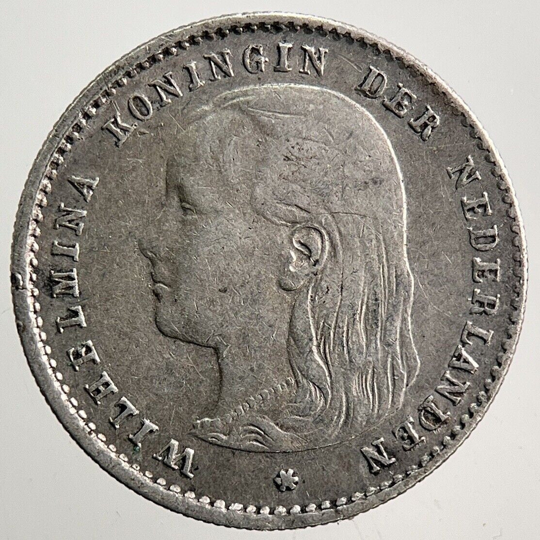 1897 Netherlands 10 Cents Silver Coin | Collectable Grade | a3743