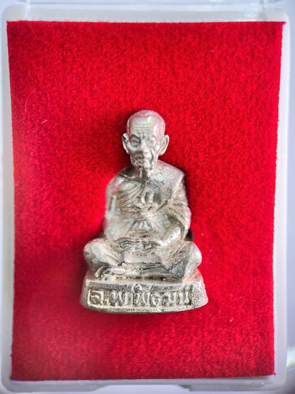 Old Thailand Thai Monk Metal Statue Boxed | Height 2.5cm