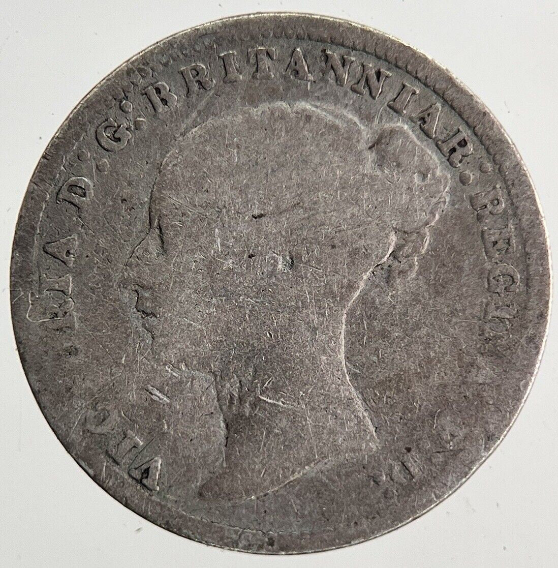 1875 Victoria Threepence Silver Coin | Collectable Grade | a6500