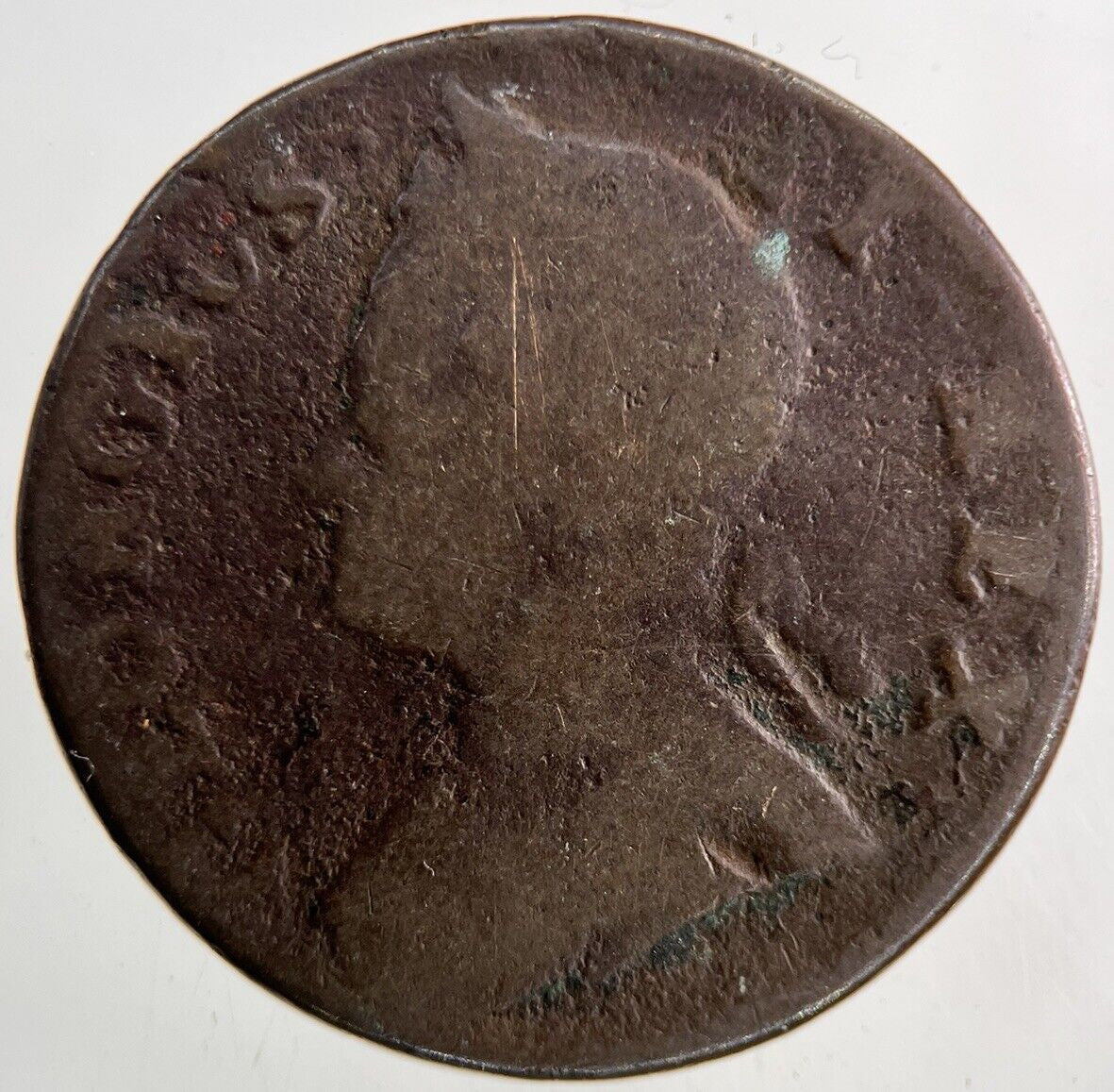 1742 George II 2nd Half-Penny Coin | Collectable Grade