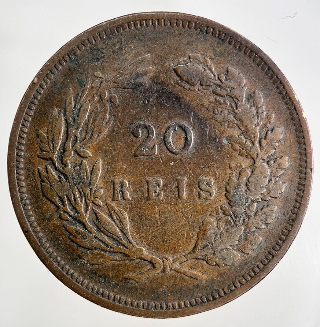 1891 Portugal XX 20 Reis Coin | Fine Collectable Grade