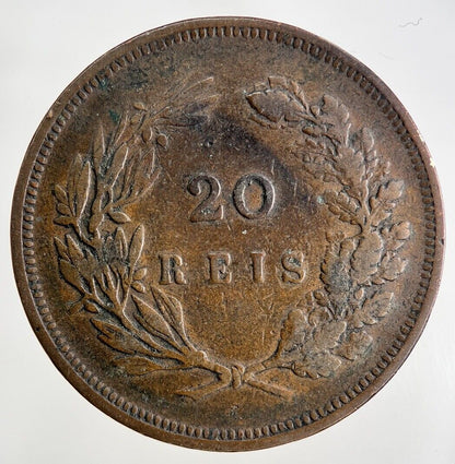 1891 Portugal XX 20 Reis Coin | Fine Collectable Grade