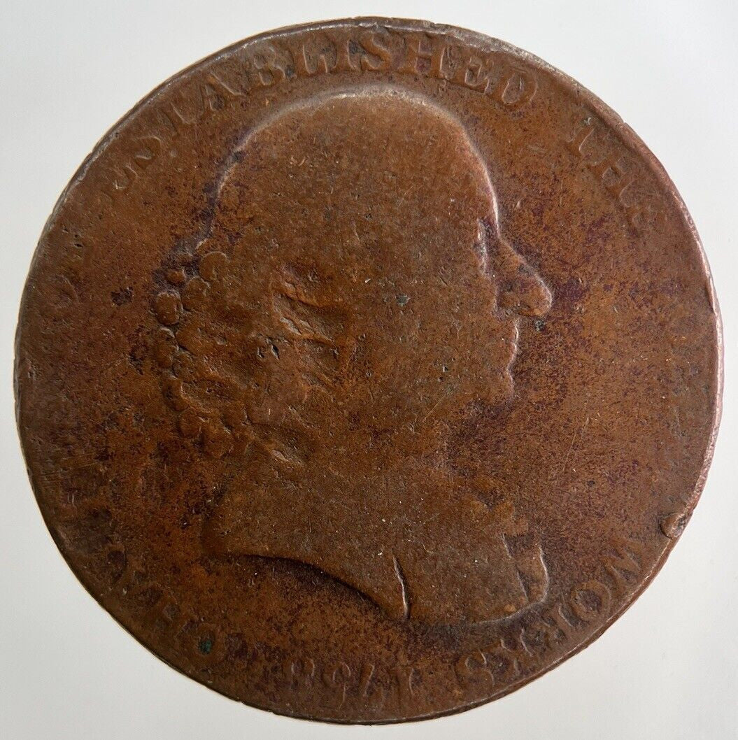 1790 Macclesfield Half - Penny Token Coin | Collectable Grade