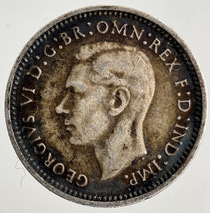 1942-D Australia Threepence Silver Coin | Fine Collectable Grade