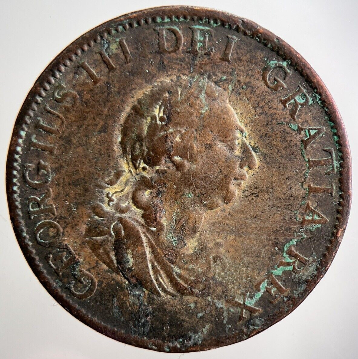 1799 George III Half - Penny Coin | Collectable Grade | a2885