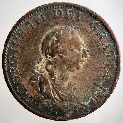 1799 George III Half - Penny Coin | Collectable Grade | a2885