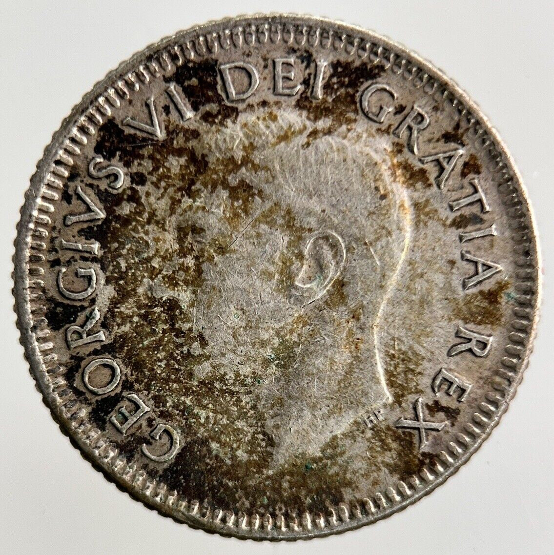 1950 Canada 10 Cents Silver Coin | Fine Collectable Grade