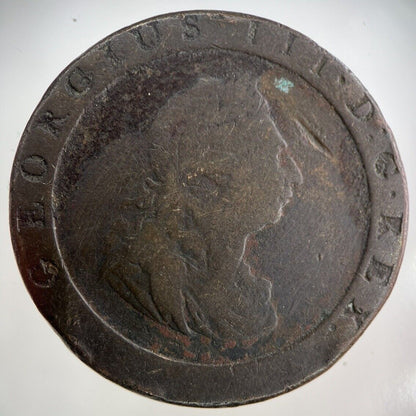 1797 George III 3rd Cartwheel One Penny Coin | Collectable Grade