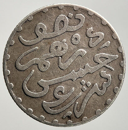 1313 Morocco Half 1/2 Dirham Silver Coin | Collectable Grade | a336