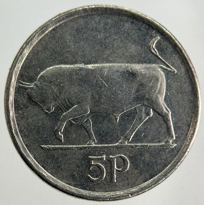 1996 Irish 5p Five - Pence Coin | Fine Collectable Grade