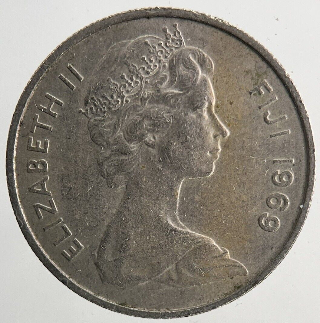 1969 Fiji 5 Cents Coin | Fine Collectable Grade | a6570