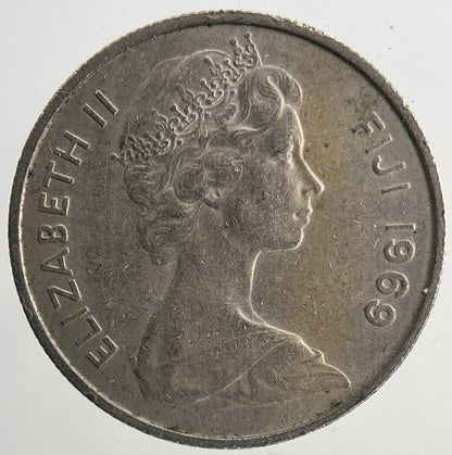 1969 Fiji 5 Cents Coin | Fine Collectable Grade | a6570