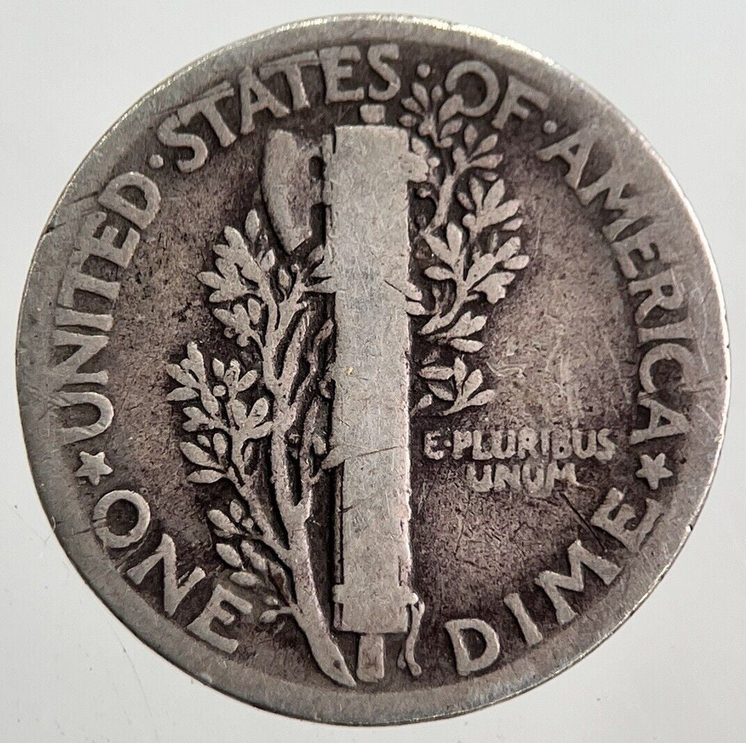 1925 US USA Mercury Dime Silver Coin | Collectable Grade | a7823