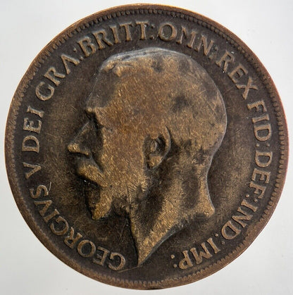 1919 - H George V One Penny Coin | Fine Collectable Grade
