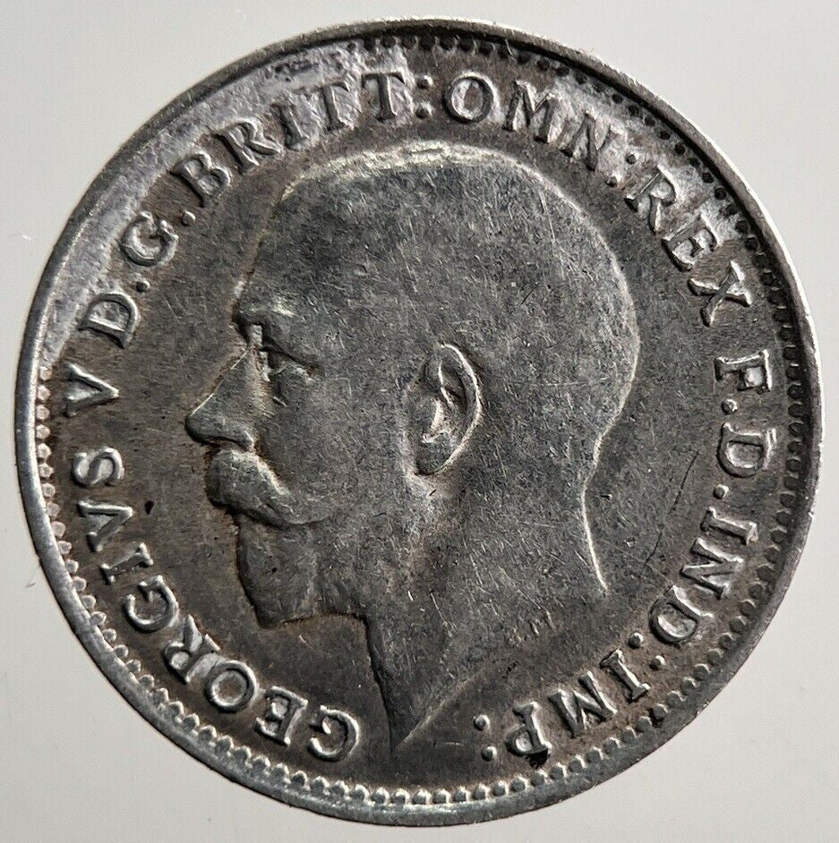 1918 George V Threepence Silver Coin | Very High Grade | a3590