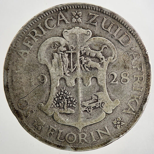 1928 South Africa Half-Crown Silver Coin | Collectable Grade | a9468