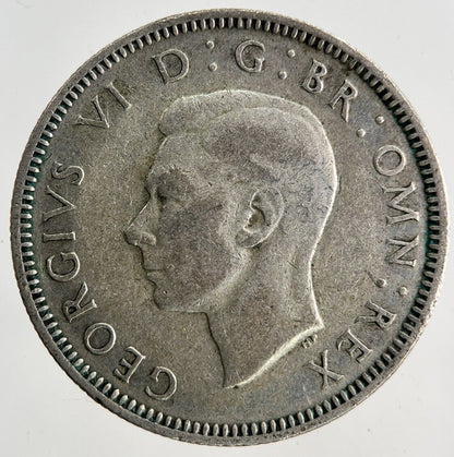 1944 George VI Shilling Silver Coin | Fine Collectable Grade