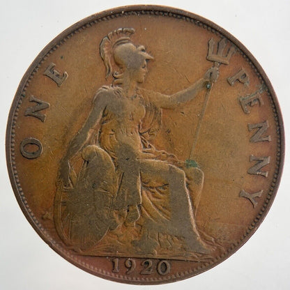 1920 George V One Penny Coin | Fine Collectable Grade