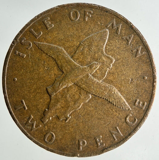 1976 Isle Of Man 2p Two - Pence Coin | Fine Collectable Grade
