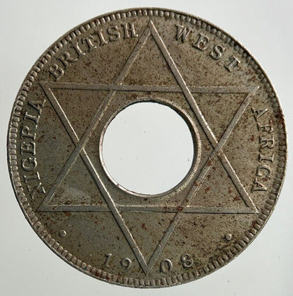 1908 West Africa 1/10th Penny Coin | Fine Collectable Grade