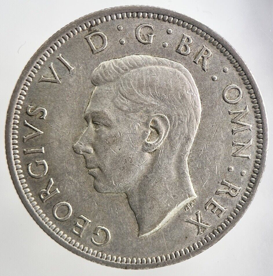 1946 George VI Half - Crown Silver Coin | Fine Collectable Grade | a5559
