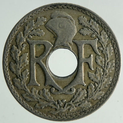 1934 France 5 Centimes Coin | Fine Collectable Grade