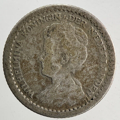 1916 Netherlands 10 Cents Silver Coin | Collectable Grade