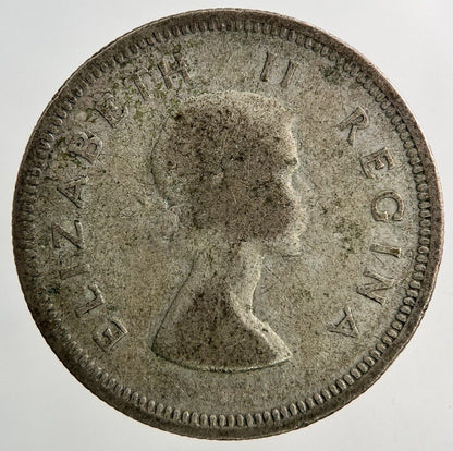 1956 South Africa Florin Silver Coin | Fair Grade