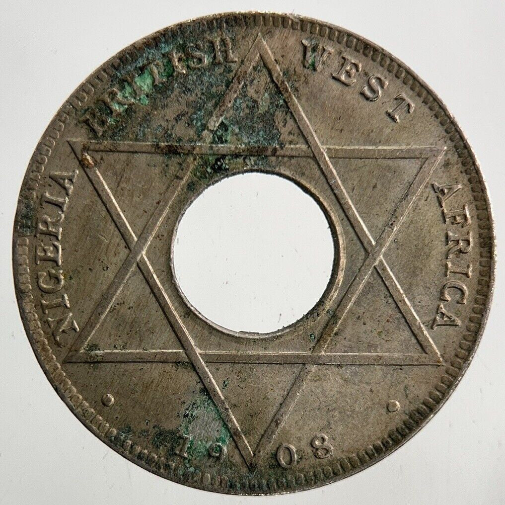 1908 West Africa 1/10th One Tenth Of A Penny Coin | Very High Grade