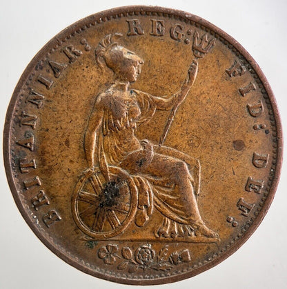 1858 Victoria Half - Penny Coin | Very High Grade | a5604