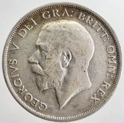 1915 George V Half - Crown Silver Coin | Fine Collectable Grade | a8532