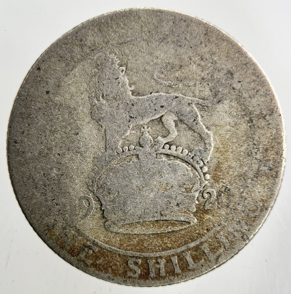 1920 George V Shilling Silver Coin | Fair Grade