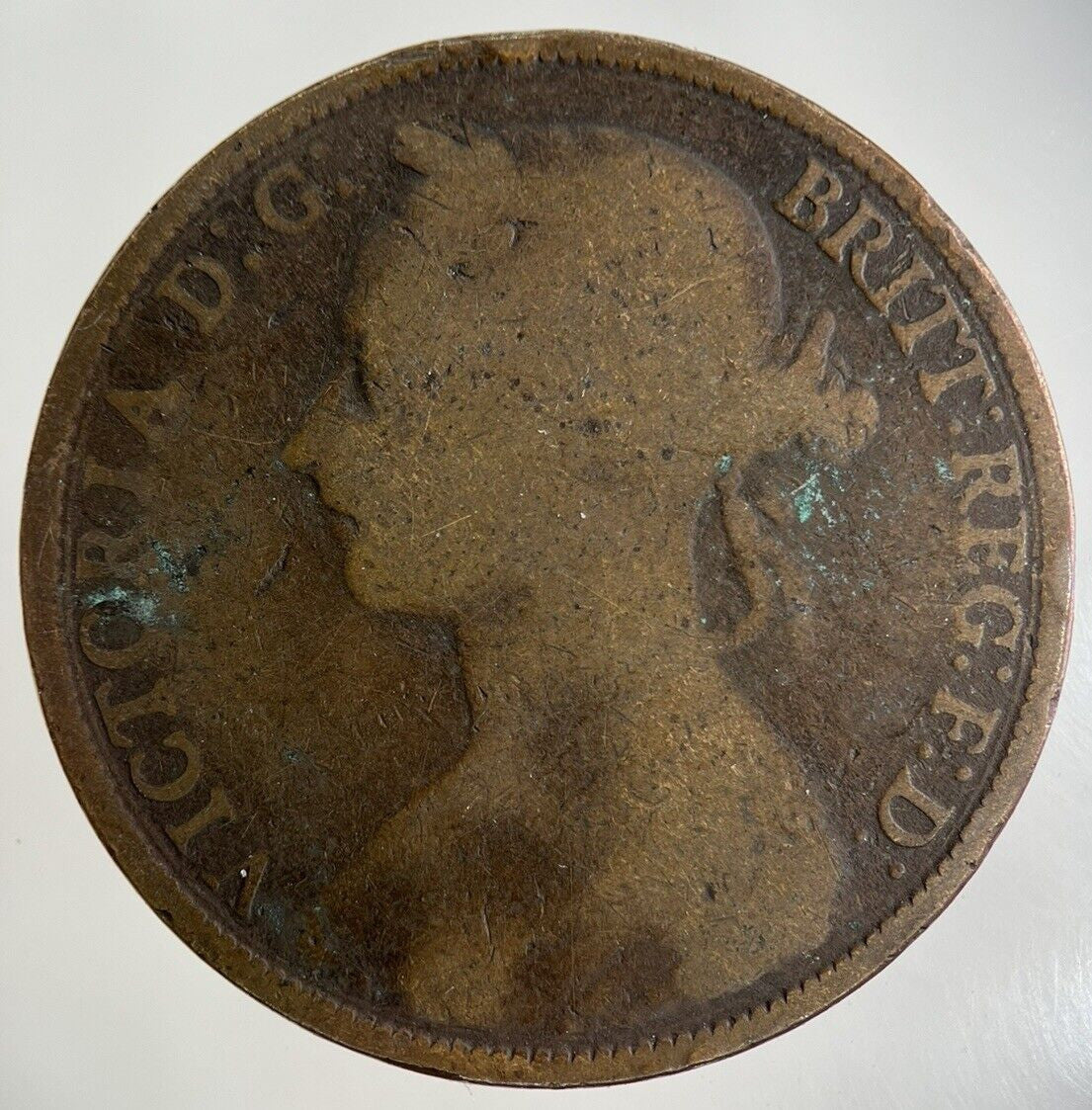 1884 Victoria One Penny Coin | Collectable Grade