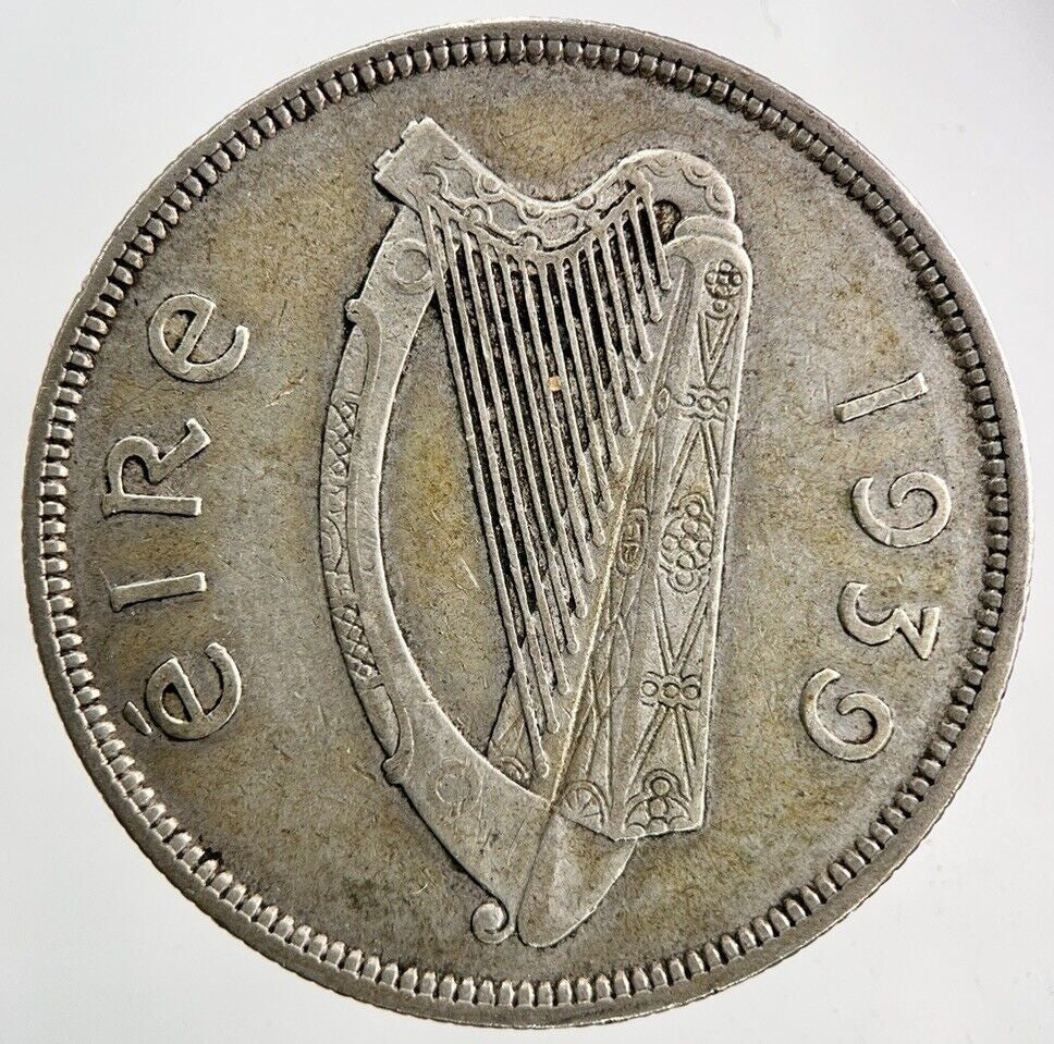 1939 Irish Horse Half - Crown Silver Coin | Very High Grade