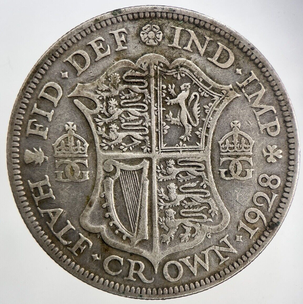1928 George V Half - Crown Silver Coin | Collectable Grade