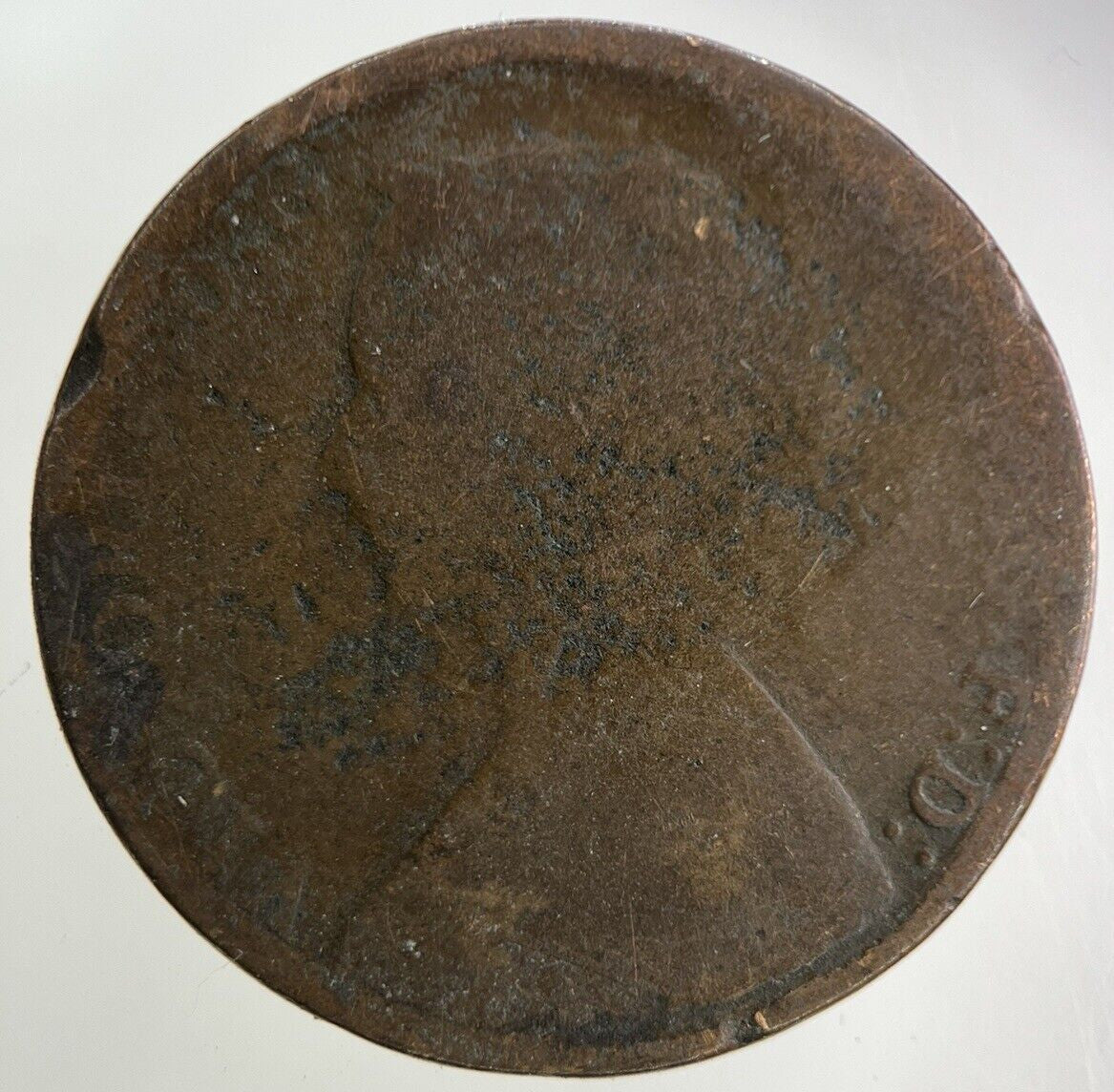 1861 Victoria Half - Penny Coin | Fair Grade