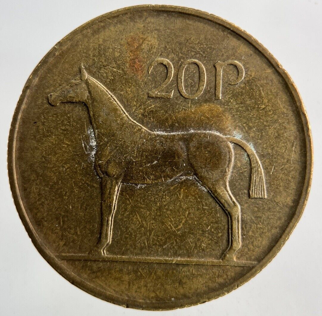 1986 Irish 20p Twenty - Pence Coin | Very High Grade