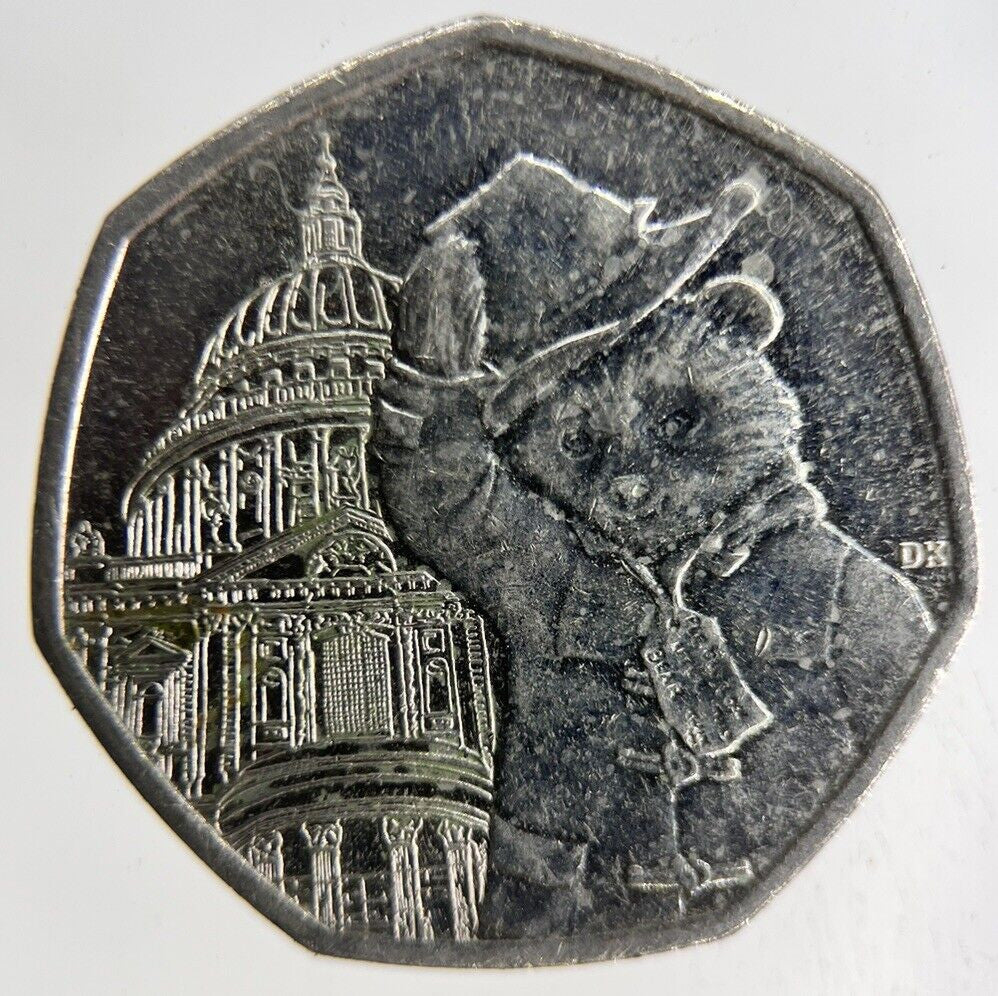 2019 Paddington Bear 50p Fifty - Pence Coin | Fine Collectable Grade