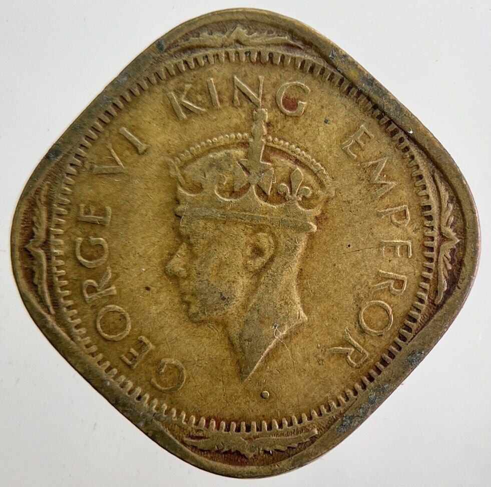 1943 Two 2 Anna India Coin | Collectable Grade | a4845