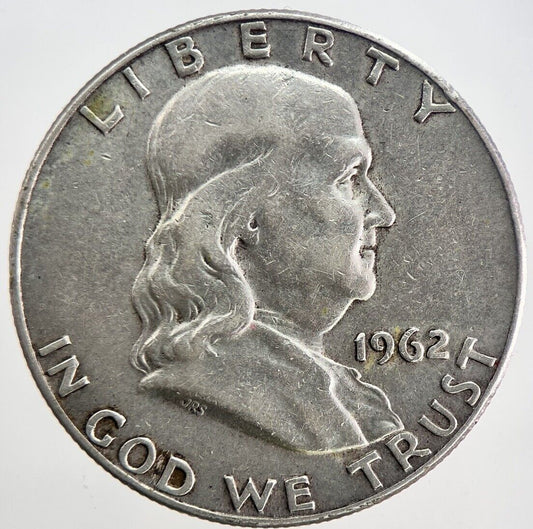 1962 - D US USA Kennedy Half Dollar Silver Coin | Fine Collectable Grade | a6195